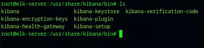 kibana bin directory