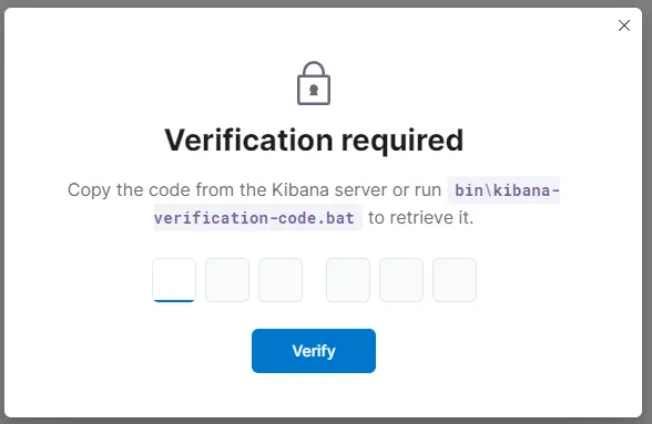 kibana verification