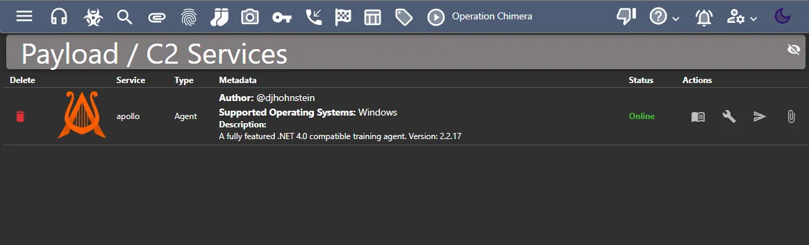 Mythic agent Apollo running