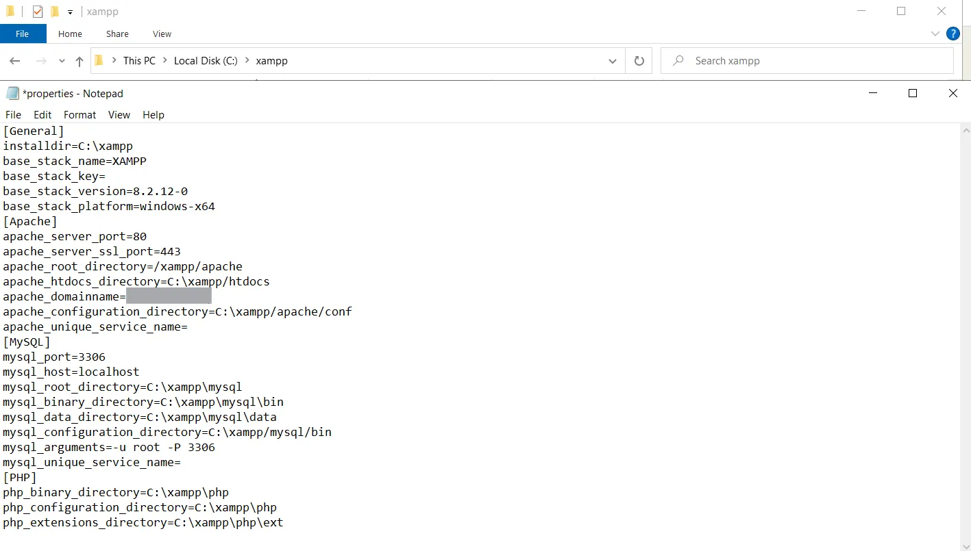 Change value in properties file