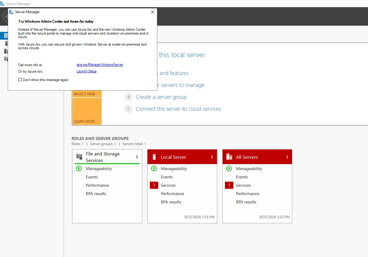 RDP connection successful